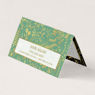 Oriental Gold Boho Einstellungskarte Visitenkarten