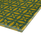 Oriental Green Mustard Japan Rosette Circle Wieder Schneidebrett (Ecke)