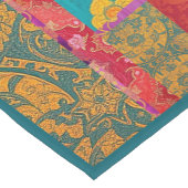 ORIENTAL Green Red - Tablecloth, Runner Kurzer Tischläufer (Ecke)