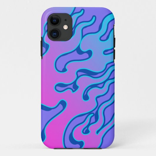 Oriental Japanese Neon Flame Case-Mate iPhone Hülle (Rückseite)