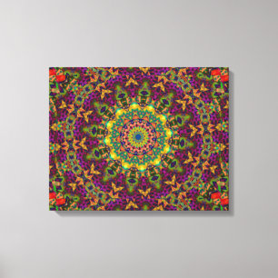 Oriental Kaleidoscope Wall Leinwand