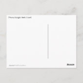 Oriental Knight Anole Lizard nah Postkarte (Rückseite)