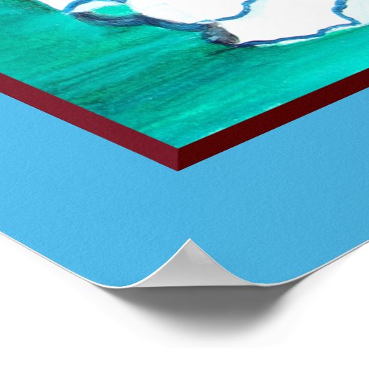 Oriental Lady Poster (Ecke)