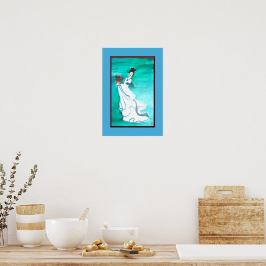 Oriental Lady Poster (Küche)