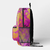 ORIENTAL Lila rosa Muster - Rucksack (Rechts)
