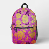 ORIENTAL Lila rosa Muster - Rucksack (Vorderseite)