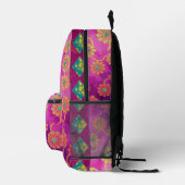 ORIENTAL Lila rosa Muster - Rucksack (Rechts)