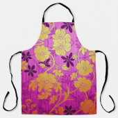 ORIENTAL Lila rosa Muster - Schürze (Vorderseite)