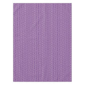 Oriental Lila White Ayame Japan Bishamon Muster Tischdecke (Vorderseite)