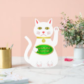 Oriental Lucky Cat Acrylschild (Hochzeit)