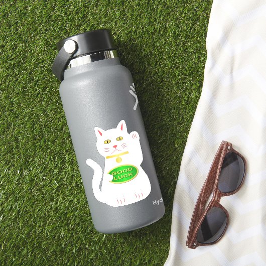 Oriental Lucky Cat Aufkleber (HydroFlask Insitu)