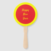 Oriental Lucky Cat Custom Chinese New Year Fächer (Rückseite)