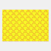 Oriental Lucky Cat Custom Chinese New Year Geschenkpapier Set (Vorderseite 2)