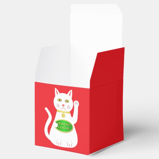 Oriental Lucky Cat Custom Chinese New Year Geschenkschachtel (Geöffnet)