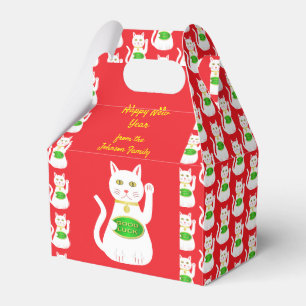 Oriental Lucky Cat Custom Chinese New Year Geschenkschachtel