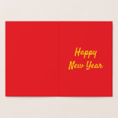 Oriental Lucky Cat Custom Folienkarte (Innenseite)