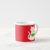 Oriental Lucky Cat Espressotasse (Vorderseite Rechts)