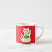 Oriental Lucky Cat Espressotasse (Rechts)