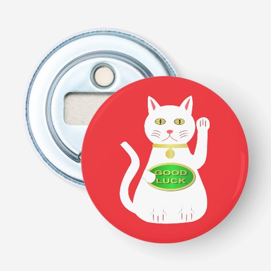 Oriental Lucky Cat Flaschenöffner (Vorderseite)