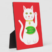 Oriental Lucky Cat Fotoplatte (Seite)