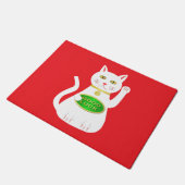 Oriental Lucky Cat Fußmatte (Schrägansicht)
