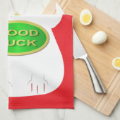 Oriental Lucky Cat Geschirrtuch (Viertel Falte)