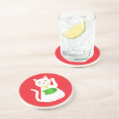 Oriental Lucky Cat Getränkeuntersetzer (Seite)