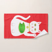 Oriental Lucky Cat Handtuch (Handtuch)