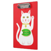 Oriental Lucky Cat Klemmbrett (Links)