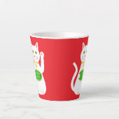 Oriental Lucky Cat Milchtasse (Vorderseite)