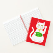 Oriental Lucky Cat Notizblock (Innenseite)