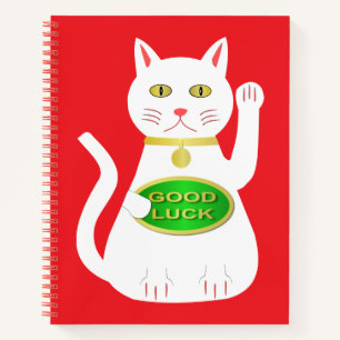 Oriental Lucky Cat Notizblock