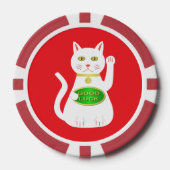 Oriental Lucky Cat Pokerchips (Vorderseite)