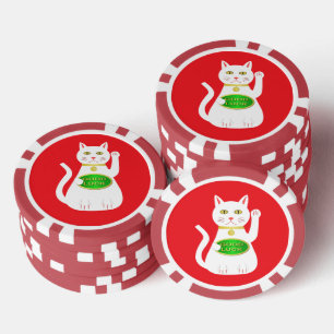 Oriental Lucky Cat Pokerchips