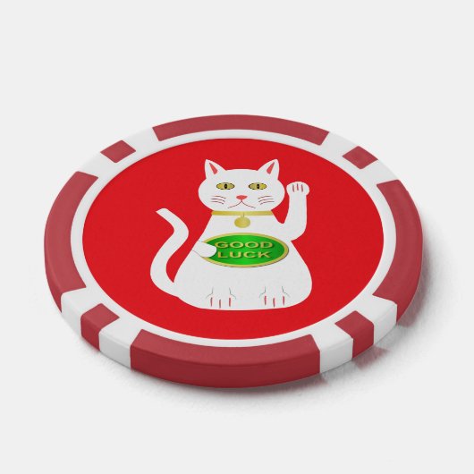Oriental Lucky Cat Pokerchips (Einzeln)