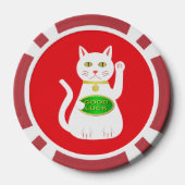 Oriental Lucky Cat Pokerchips (Rückseite)
