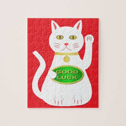 Oriental Lucky Cat Puzzle (Vertikal)