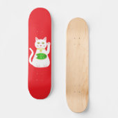 Oriental Lucky Cat Skateboard (Vorderseite)