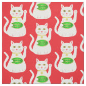 Oriental Lucky Cat Stoff (Muster)