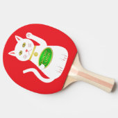 Oriental Lucky Cat Tischtennis Schläger (Seitenansicht)