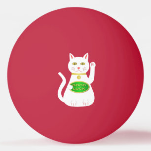 Oriental Lucky Cat Tischtennisball