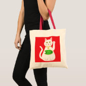 Oriental Lucky Cat Tragetasche (Vorderseite (Produkt))