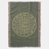 Oriental Mandal - Throw Blanket Decke (Vorderseite Vertikal)