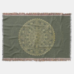 Oriental Mandal - Throw Blanket Decke