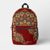 ORIENTAL Mandala - Backpack Bedruckter Rucksack (Vorderseite)