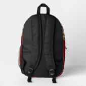 ORIENTAL Mandala - Backpack Bedruckter Rucksack (Rückseite)