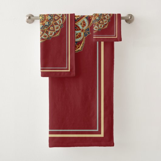 Oriental Mandala - Badetuch-Set Badhandtuch Set (Insitu)