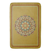 Oriental Mandala - Bath Mat Badematte (Vorderseite Vertikal)