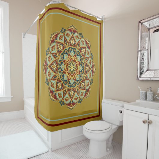 Oriental Mandala - Duschvorhang (Beispiel)