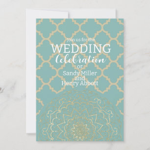 Oriental Mandala - Einladungskarte für Hochzeiten Einladung